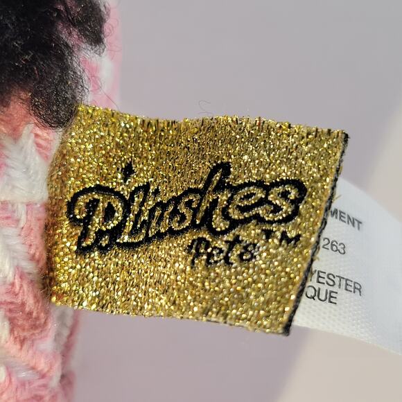 GUND P.Lushes Pets Cala Basset Hound Plush Pink Bow 6" Stuffed Animal Stuffie - Picture 11 of 16